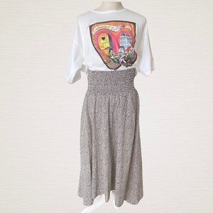 Eileen Fisher Midi Printed Skirt